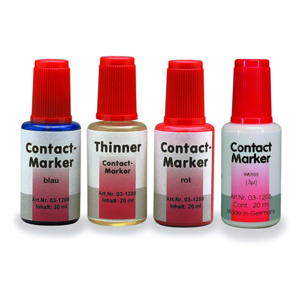 Thinner Contact Marker, 2 x 20 ml
