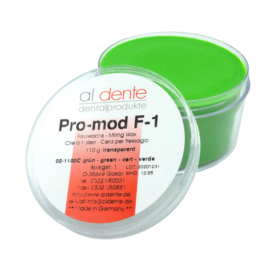 Pro-Mod F-1 grün transparent (Fräsen / Schaben), 110 g