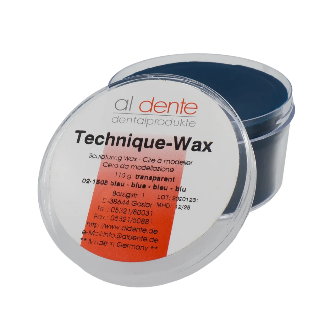 Technique Wax blau transparent, 110 g